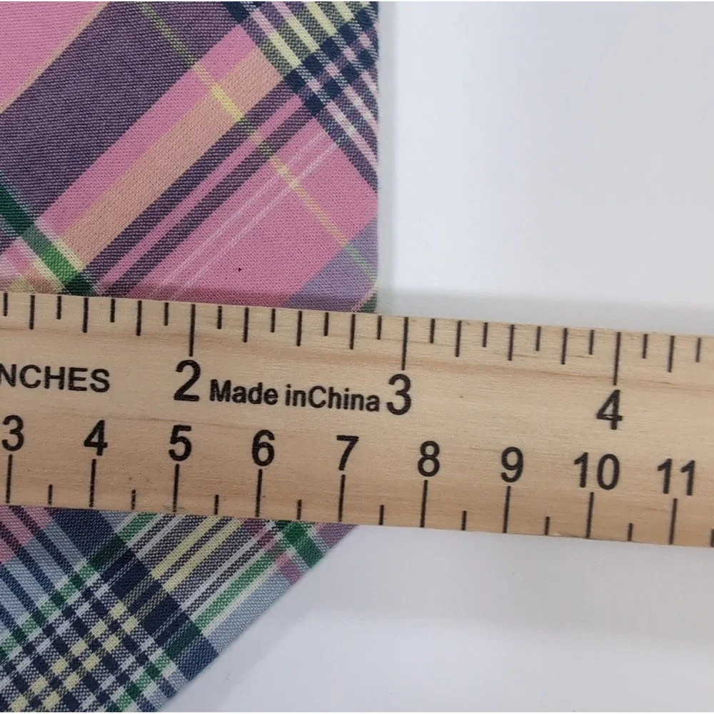 Lauren Ralph Lauren Mens Neckties Lot 5 Set OS Multicolor Plaid Geometric 59
